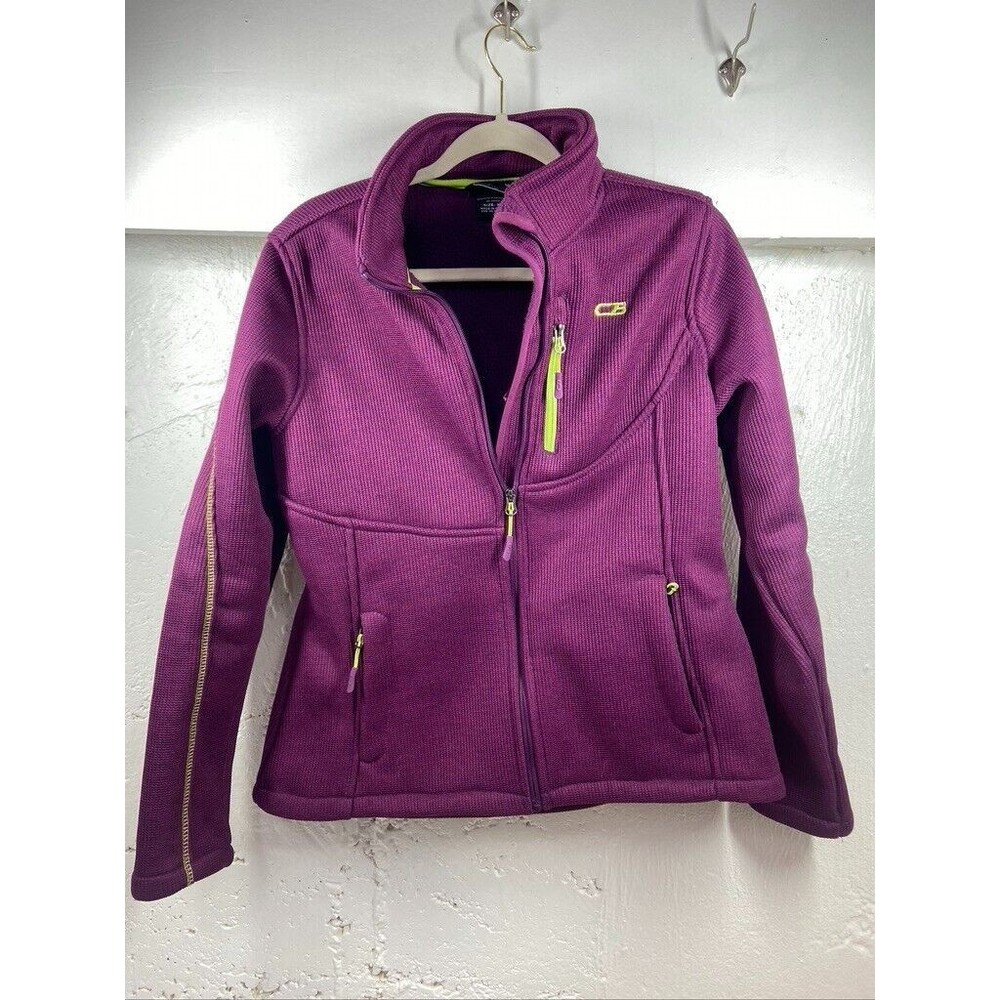 VGC CB WOMAN'S PURPLE FLEECE LINED OUTDOOR JACKET -- XLARGE